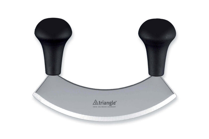Hachoir berçoir Triangle lame simple inox - 14 cm