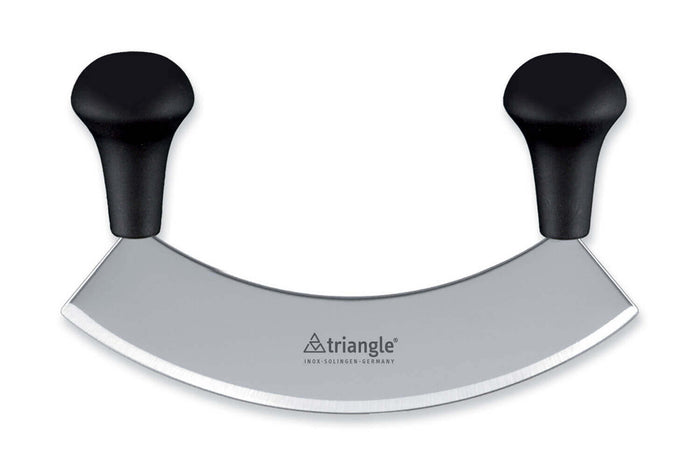 Hachoir berçoir Triangle lame simple inox - 18 cm