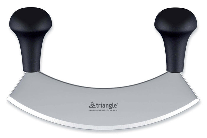 Hachoir berçoir Triangle lame simple inox - 23 cm