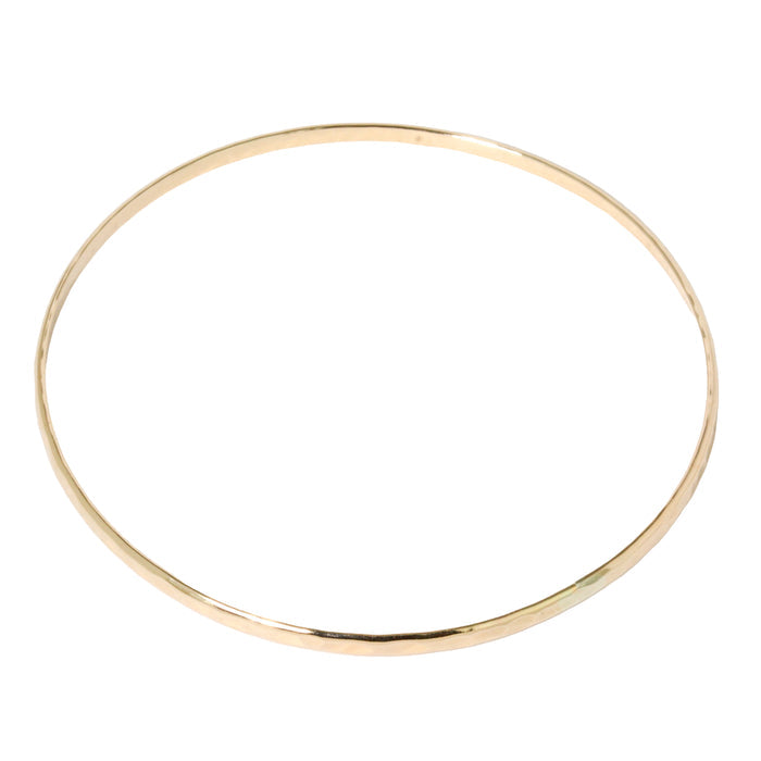 Hammered Gold-Filled Bangle-Chemistry Jewelry