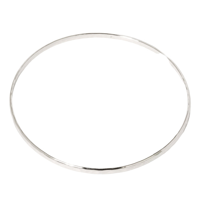 Hammered Sterling Bangle-Chemistry Jewelry