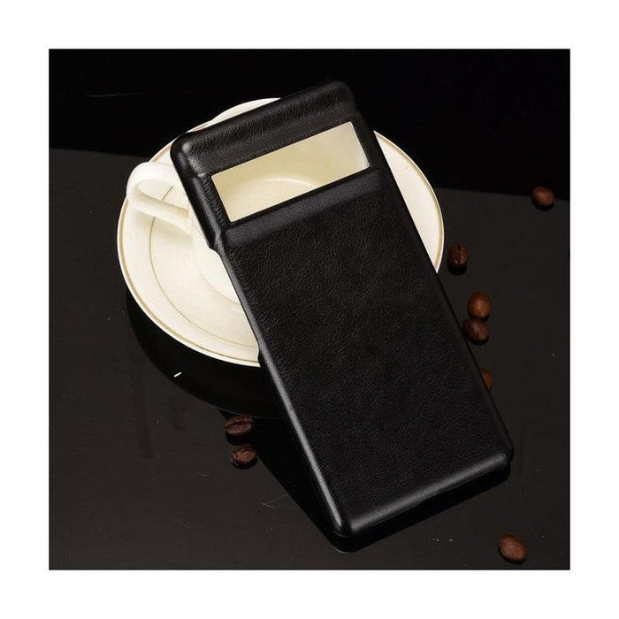 Hard Leather Case for Google Pixel 6A - Black