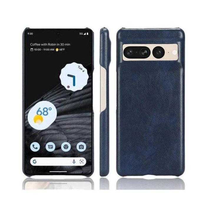Hard Leather Case for Google Pixel 6A - Blue