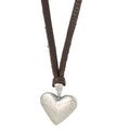 Heartland Dark Brown Leather Necklace