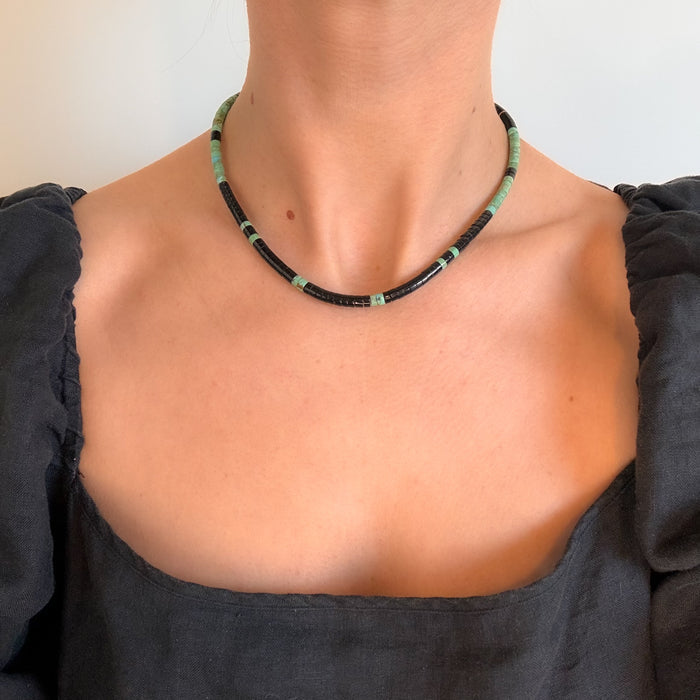 Heishi Shadow Necklace