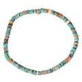 Heishi Turquoise + Spiny Oyster Shell Bracelet
