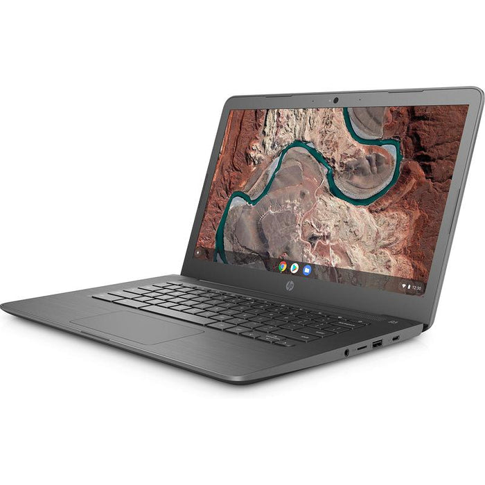 HP Chromebook 14-db0023dx 14-inch AMD A4-9120C 4GB 32GB Chalkboard Grey (100% Battery) - Good Pre-owned
