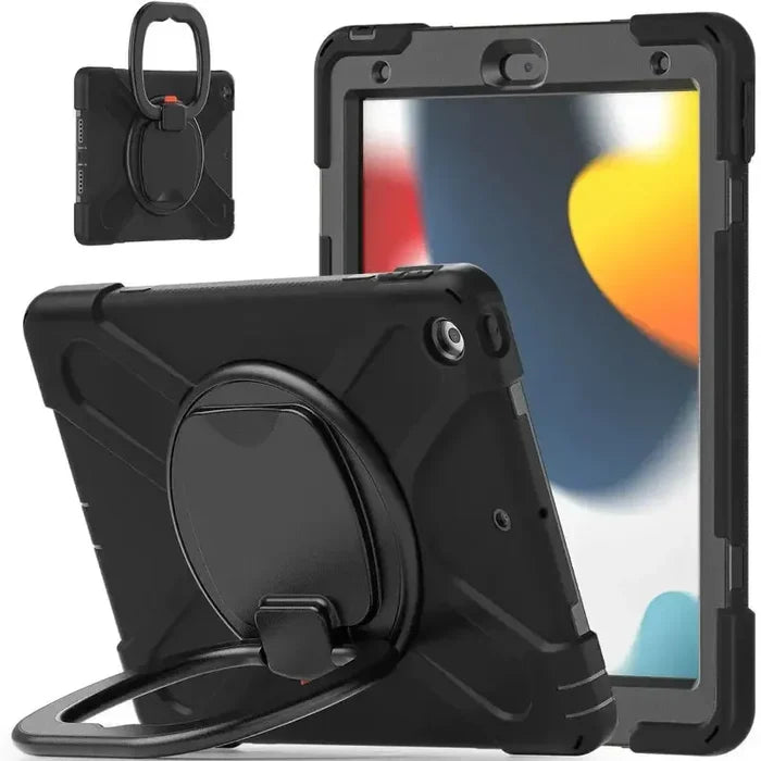 iPad 9.7" Rugged Case Folded Handle Loopguard – Black