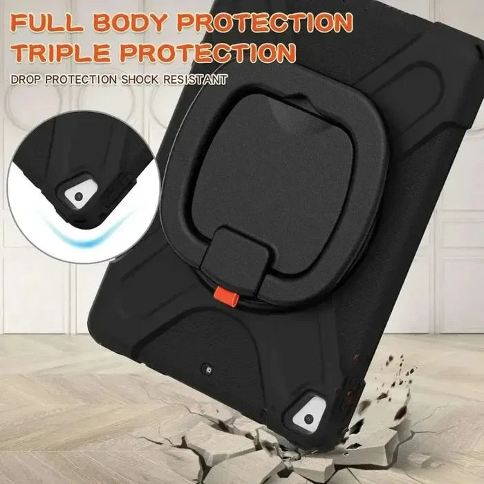 iPad 9.7" Rugged Case Folded Handle Loopguard – Black