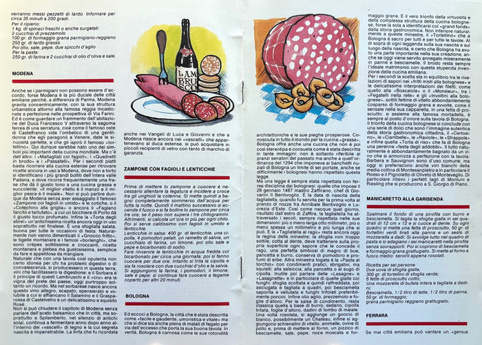 (Italian - Emilia Romagna) Guida Flash della Gastronomia Emiliana e Romagnola