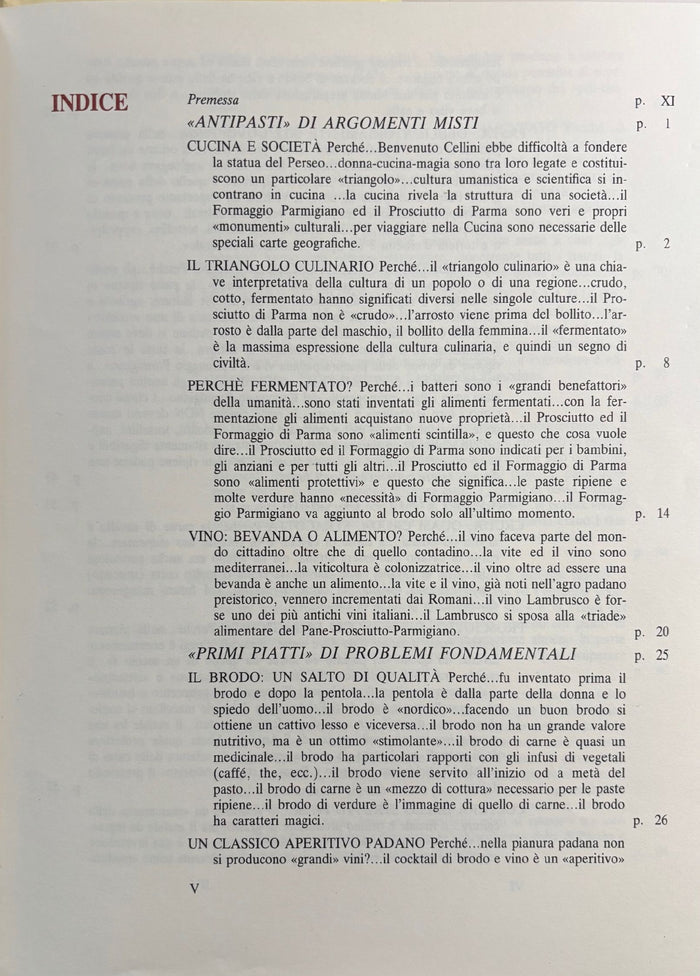 (Italian - Emilia Romagna) John B. Dancer. Il Triangolo Culinario: La Cucina Come Cultura