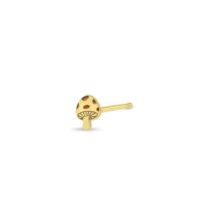 Itty Bitty Mushroom Stud-Zoë Chicco