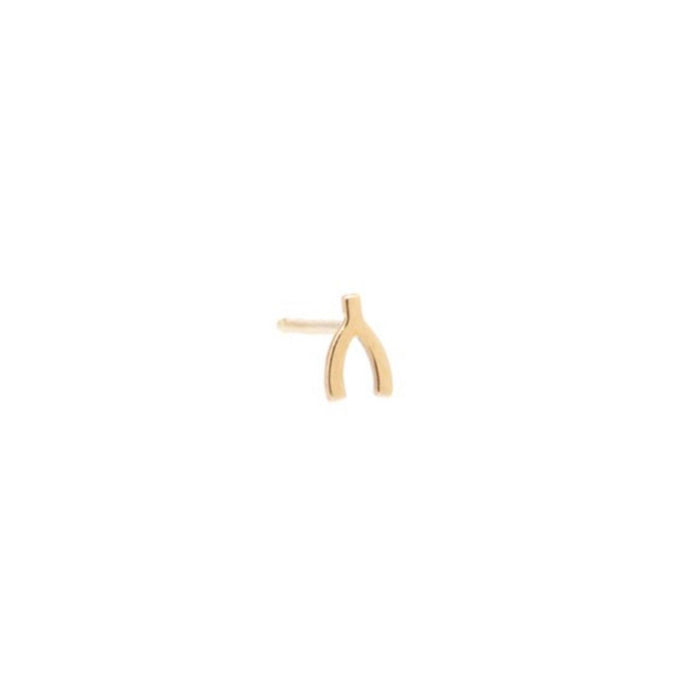 Itty Bitty Wishbone Stud-Zoë Chicco