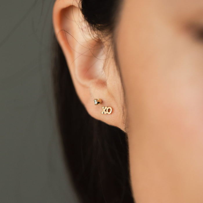 Itty Bitty XO Stud-Zoë Chicco
