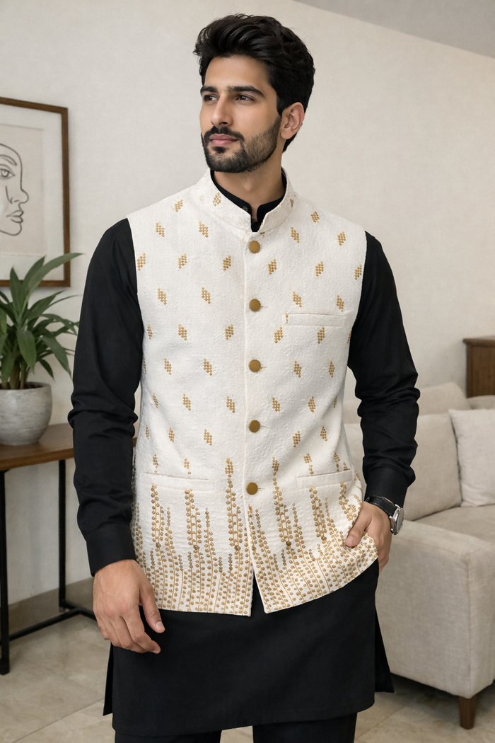 J Pardesi - Elite Gold Waistcoat