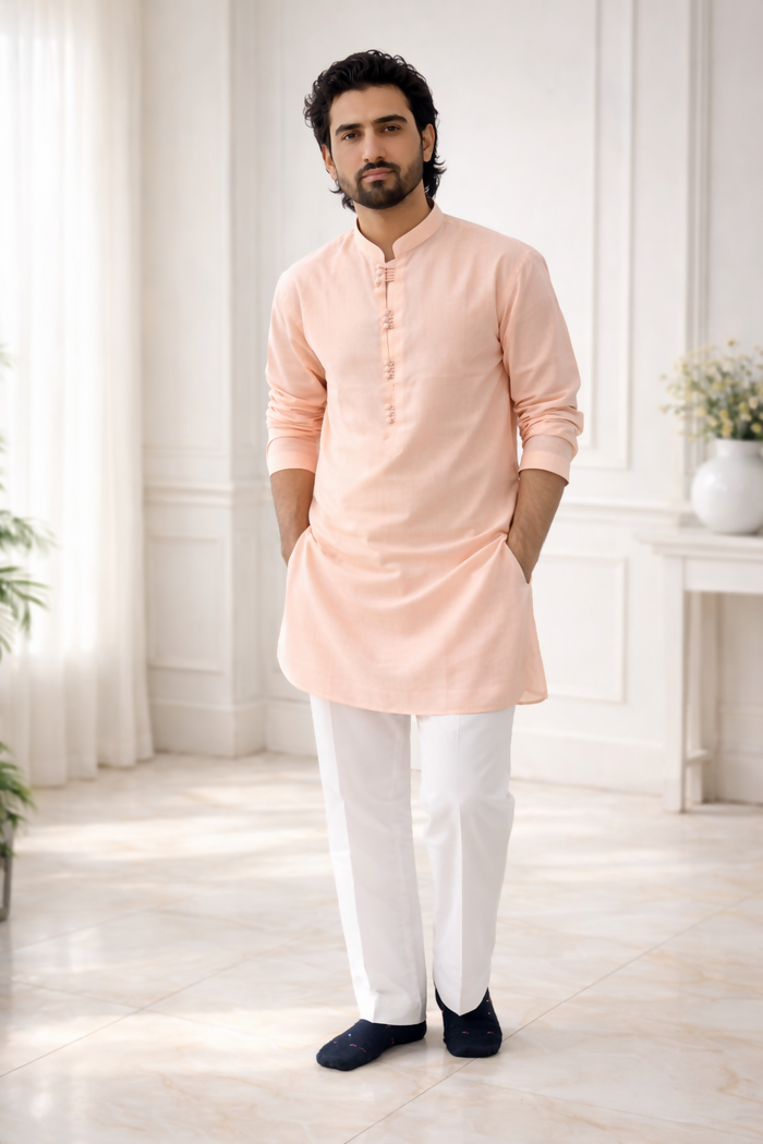 J Pardesi - Peech Baggy Pants Kurta