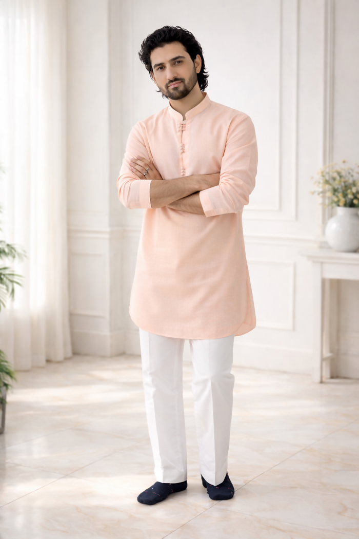 J Pardesi - Peech Baggy Pants Kurta