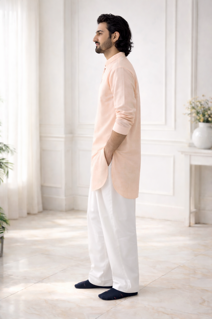 J Pardesi - Peech Baggy Pants Kurta