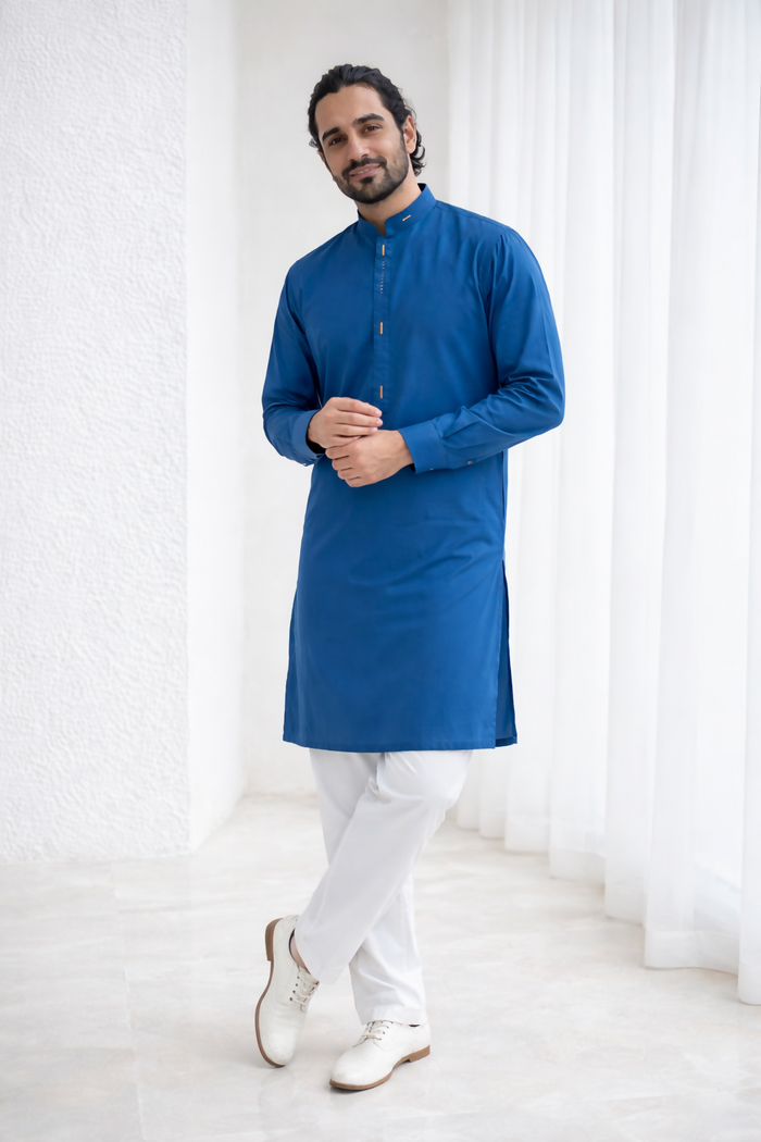 J Pardesi - Royal Sapphire Kurta Pajama