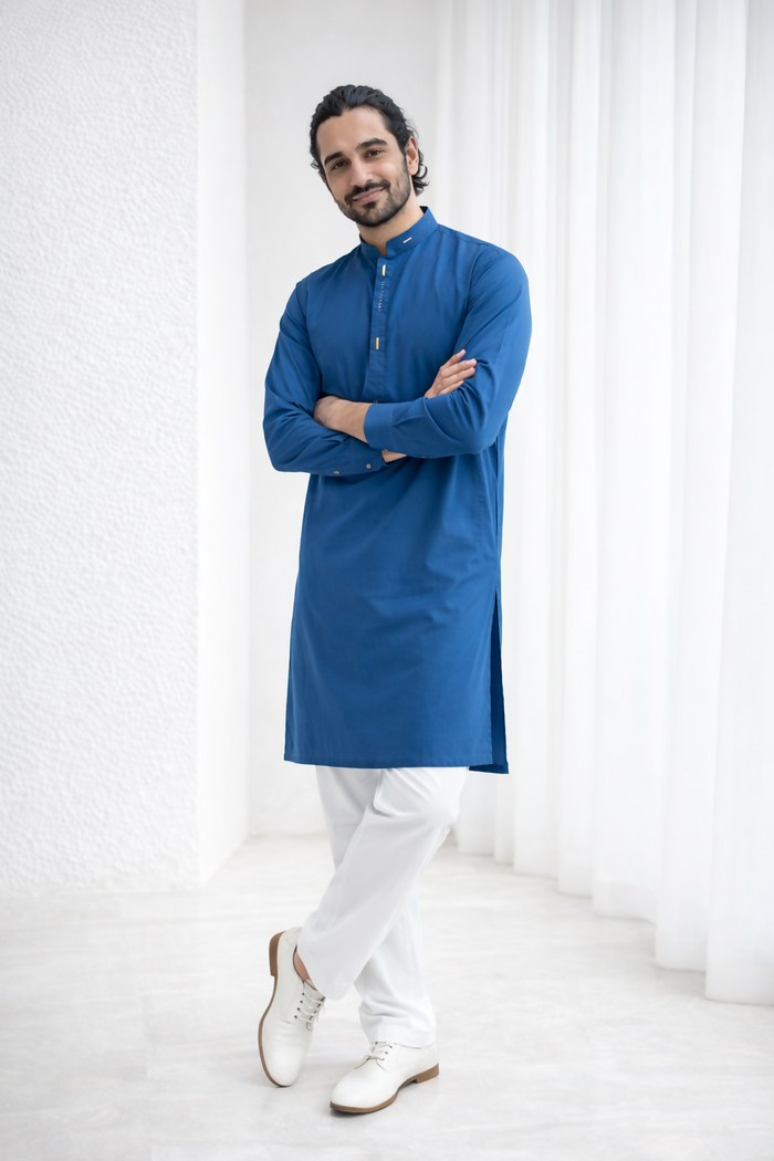 J Pardesi - Royal Sapphire Kurta Pajama