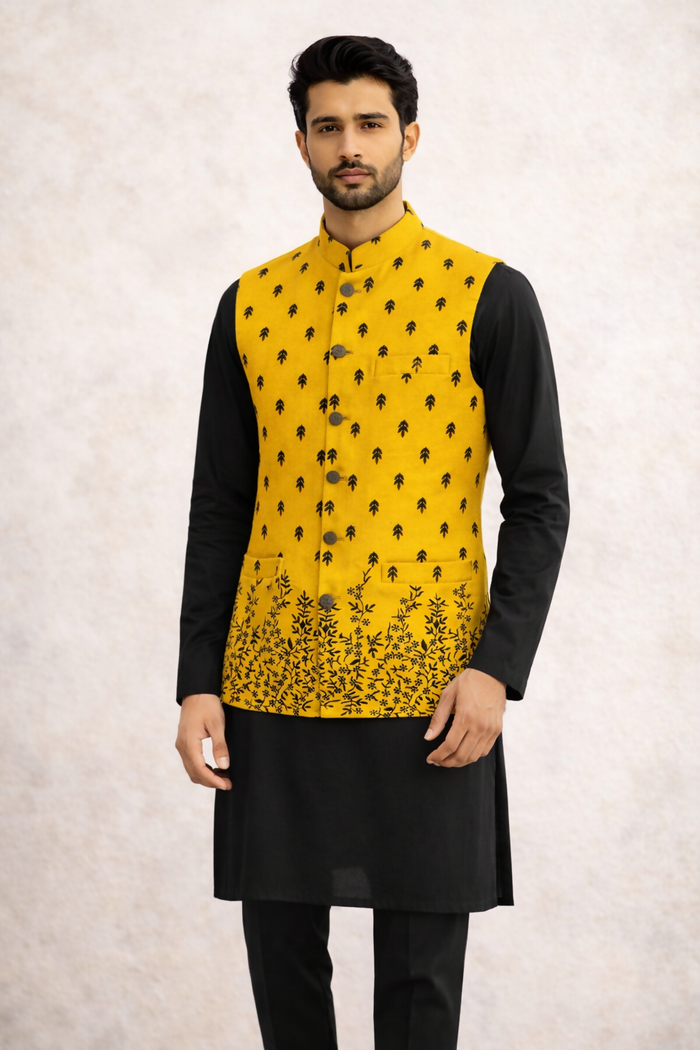 J Pardesi - Shahi Zarq Waistcoat