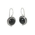 Jet Full Moon Earring by Dennis Hogan-Southwest
