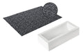Kit moule à bûche 250 x 90mm + tapis de décor Silikomart - Arabesque