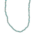 Knotted Amazonite Bead Necklace