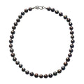 Knotted Grey Pearl Necklace-Jane Diaz