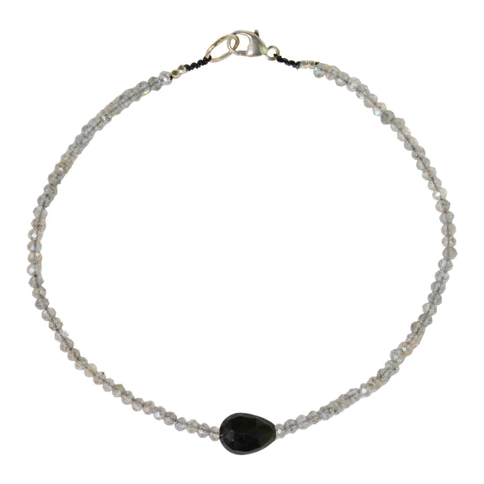 Labradorite + Black Tourmaline Bracelet No. 1-Margaret Solow