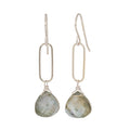 Labradorite Link Earring