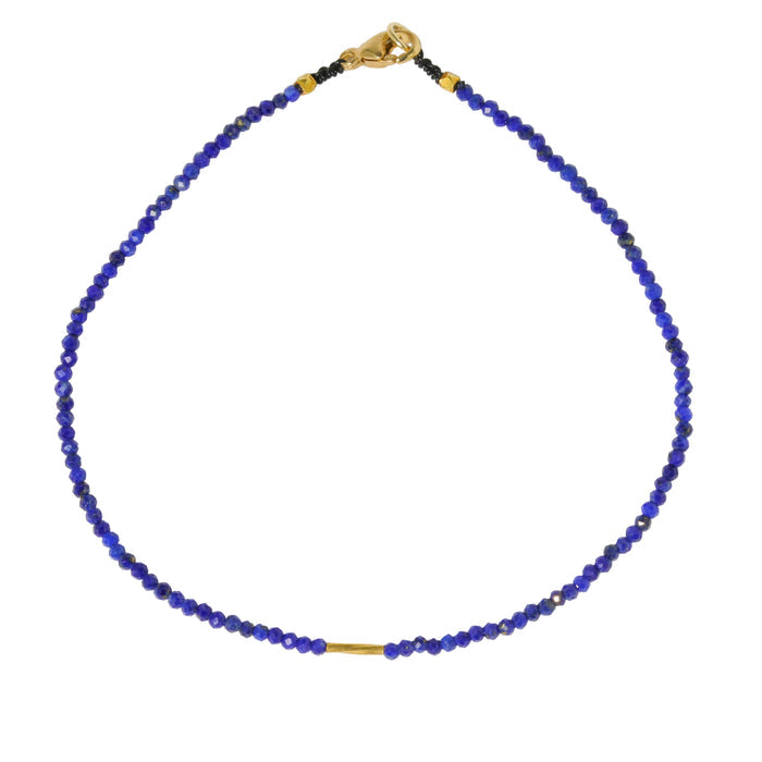 Lapis & 22k Bracelet No. 104-Margaret Solow