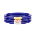 Lapis Three Kings Bangle Bracelet Set