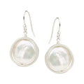 Large Coin Pearl Earrings-Philippa Roberts