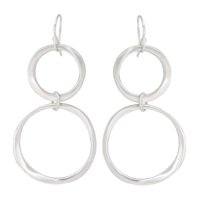 Large Double Circle Earrings-Philippa Roberts