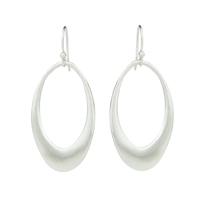 Large Open Oval Earrings-Philippa Roberts