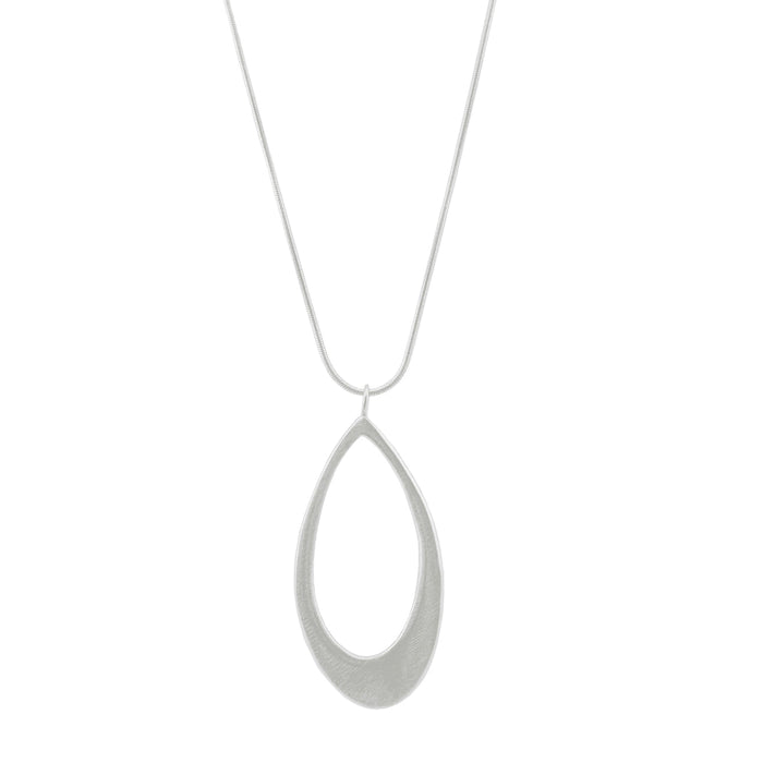 Large Open Tapered Leaf Necklace-Philippa Roberts