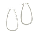 Large Open Tear Hoop Earrings-Philippa Roberts