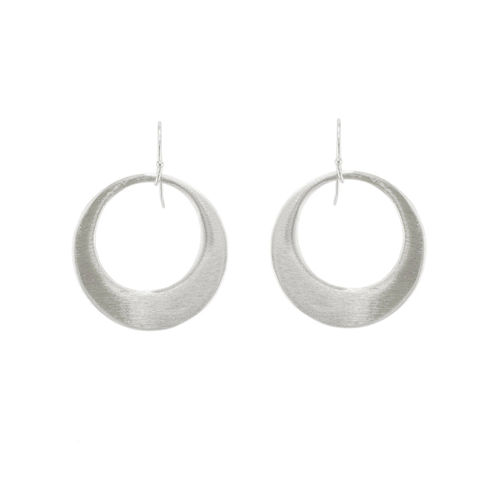 Large Organic Circle Earrings-Philippa Roberts