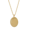 Large Oval Locket Necklace-Chemistry Jewelry