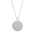 Large Round Locket Necklace-Chemistry Jewelry