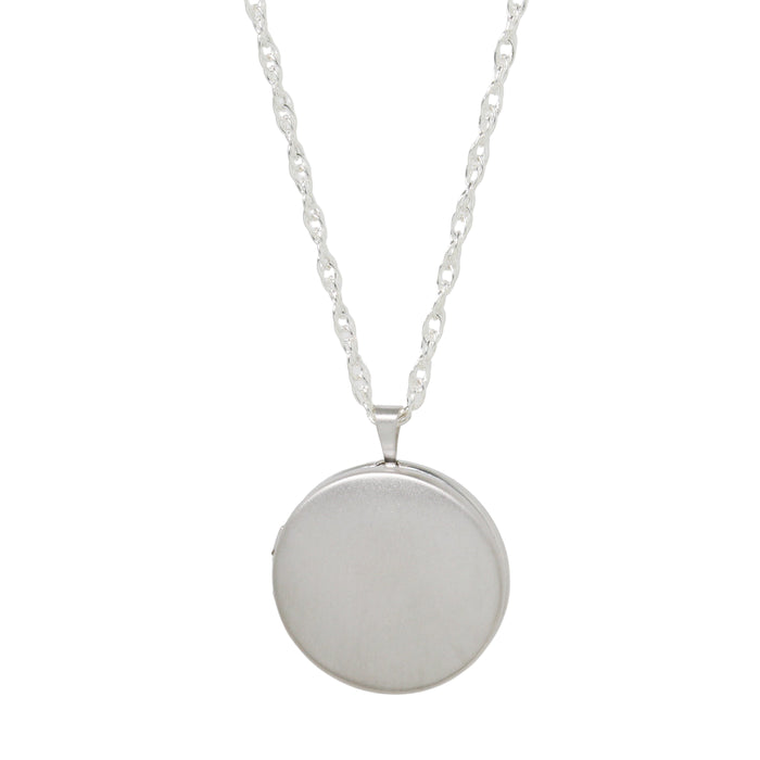 Large Round Locket Necklace-Chemistry Jewelry