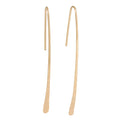 large glacier lily stick earrings in gold-filled