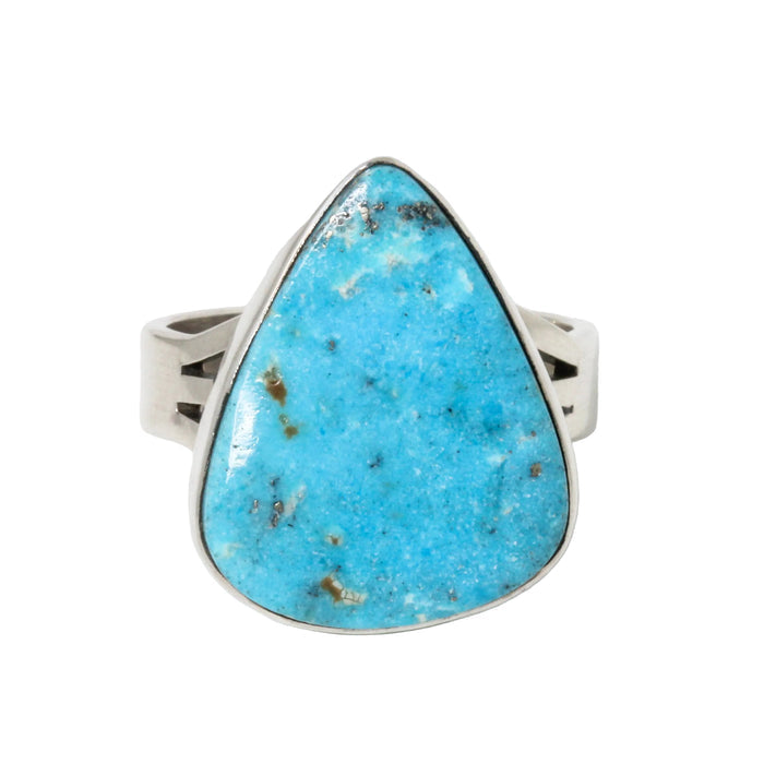 Large Triangle Turquoise Ring by JS-Southwest
