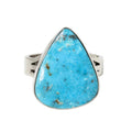 Large Triangle Turquoise Ring by JS-Southwest