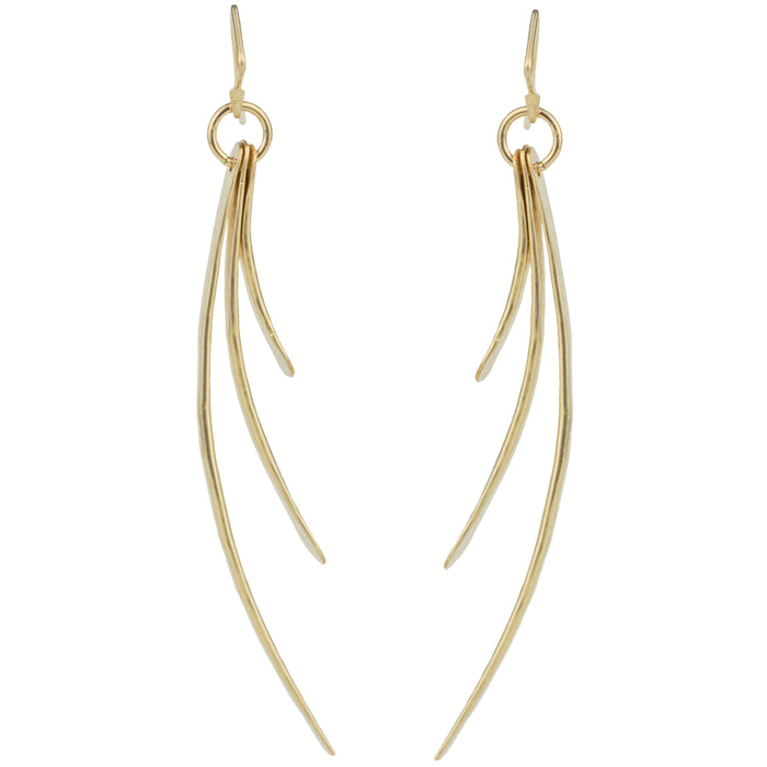 Large Whisp Earrings-Glacier Lily