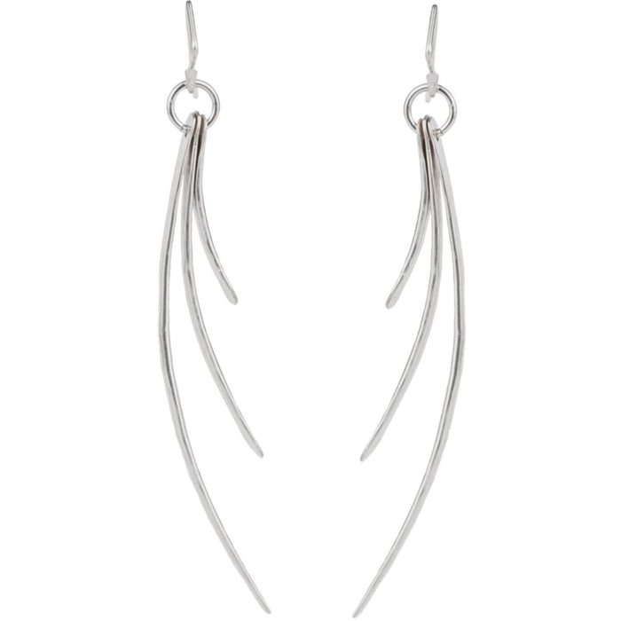 Large Whisp Earrings-Glacier Lily
