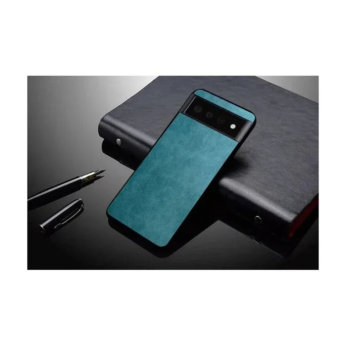 Leather Soft Case for - Google Pixel 6A Teal