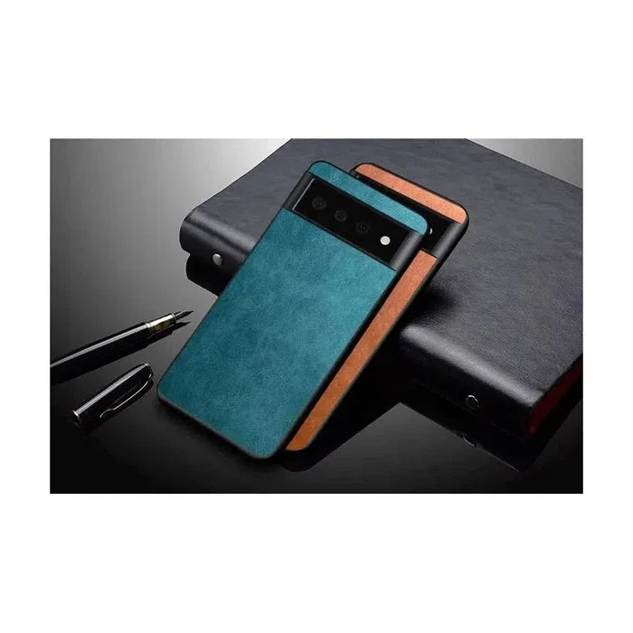 Leather Soft Case for - Google Pixel 6A Teal