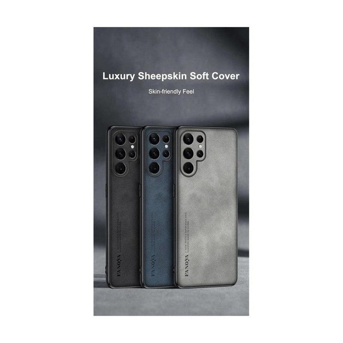 Leather Soft Phone Case For Samsung Galaxy S20 FE- Navy Blue